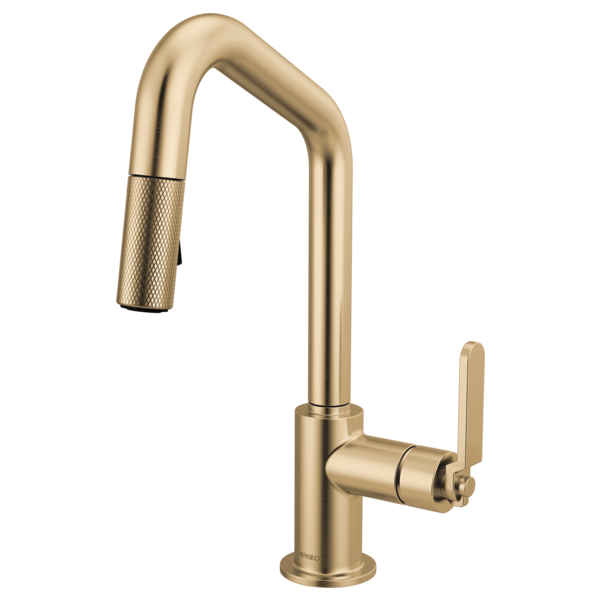 Brizo - Litze Pull-Down Prep Faucet with Angle Spout - Industrial Handle