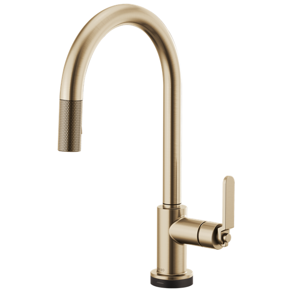 Brizo - Litze SmartTouch Pull-Down Kitchen Faucet with Arc Spout and Industrial Handle