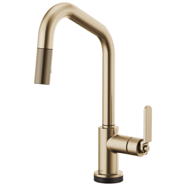Brizo - Litze SmartTouch Pull-Down Kitchen Faucet with Angled Spout and Industrial Handle