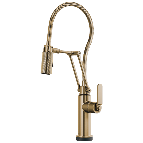 Brizo - Litze SmartTouch Articulating Kitchen Faucet With Finished Hose