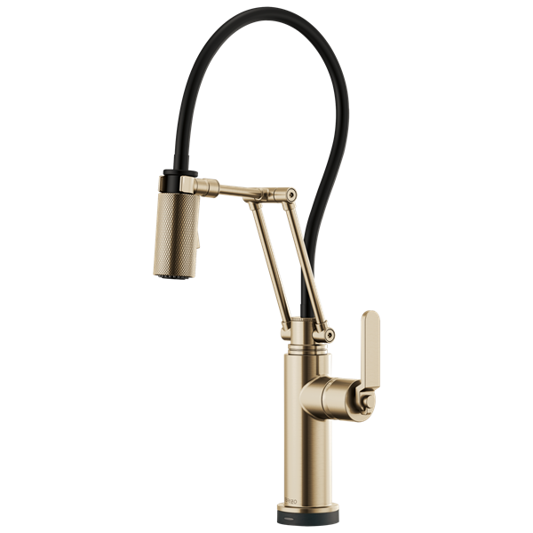 Brizo - Litze SmartTouch Articulating Kitchen Faucet with Industrial Handle