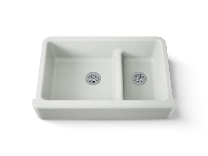 Kohler - Whitehaven Smart Divide 35-3/4 Inch Undermount Double-Bowl Farmhouse Kitchen Sink