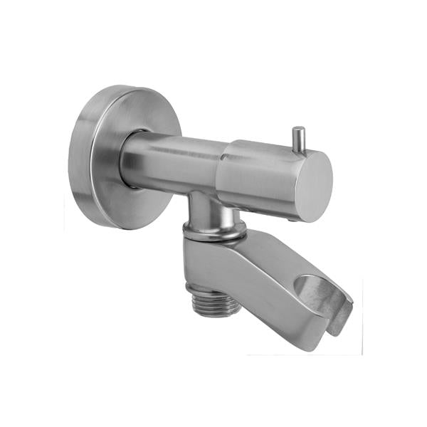 Jaclo - Water Supply Elbow with Built in Shut Off & Handshower Holder
