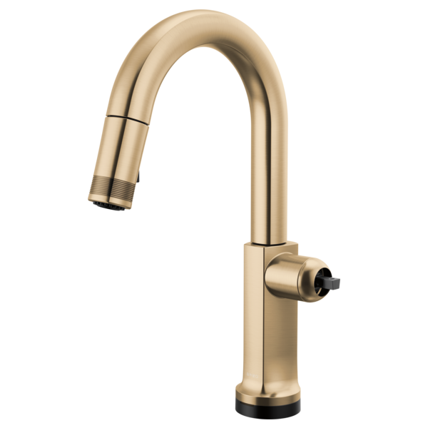 Brizo - Kintsu SmartTouch Pull-Down Prep Faucet with Arc Spout - Less Handle