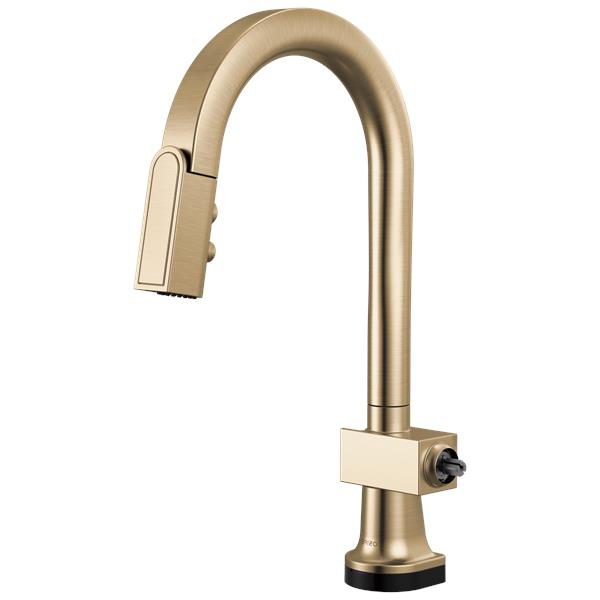 Brizo - Frank Lloyd Wright SmartTouch Pull-Down Prep Faucet with Arc Spout - Less Handle