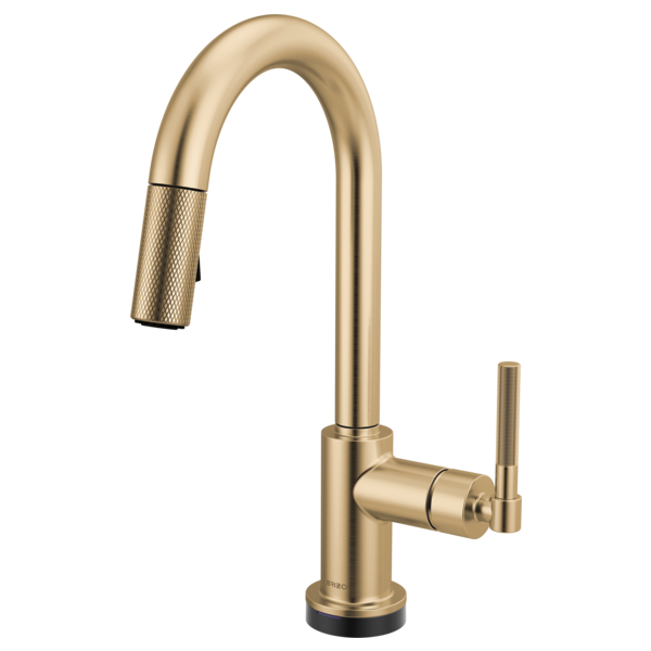 Brizo - Litze Smarttouch Pull-Down Prep Faucet with Arc Spout - Knurled Handle
