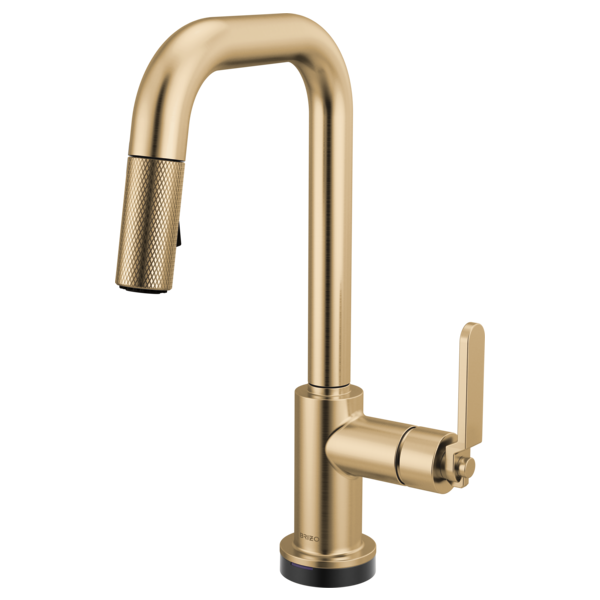 Brizo - Litze Smarttouch Pull-Down Prep Faucet with Square Spout - Industrial Handle