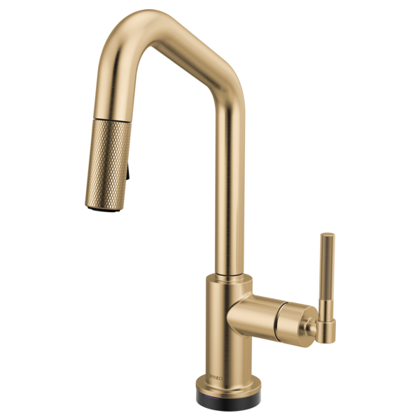 Brizo - Litze Smarttouch Pull-Down Prep Faucet with Angle Spout - Knurled Handle