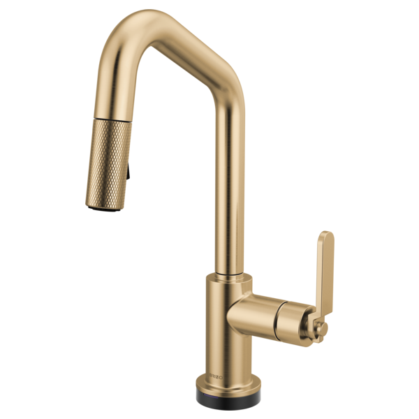 Brizo - Litze Smarttouch Pull-Down Prep Faucet with Angle Spout - Industrial Handle