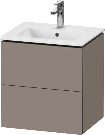Duravit - L-Cube 20 1/2" Wall Mount Two Drawer Single Vanity Cabinet, Sink Sold Separately