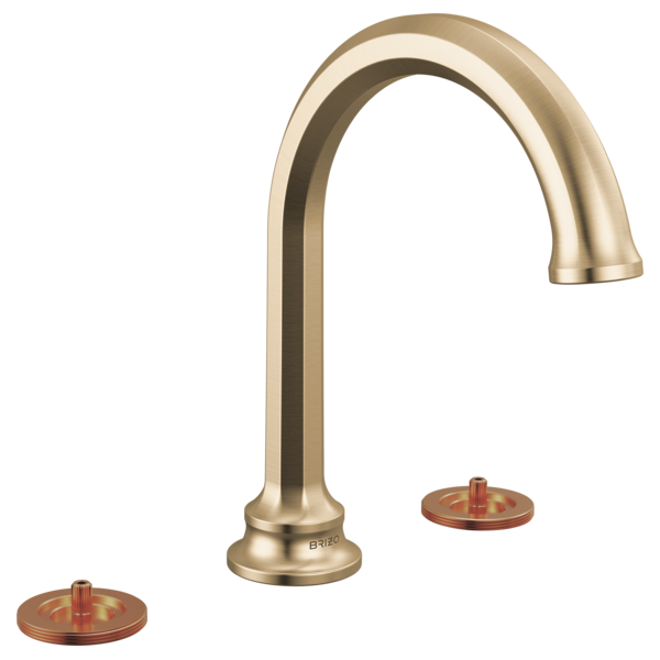 Brizo - Beauclere Widespread Lavatory Faucet with Arc Spout - Less Handles 1.2 GPM