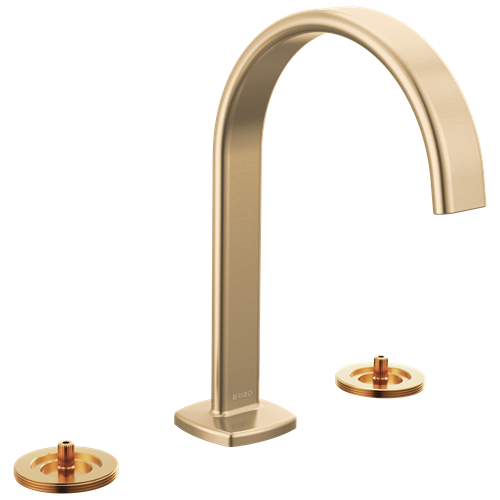 Brizo - Allaria Widespread Lavatory Faucet with Arc Spout - Less Handles