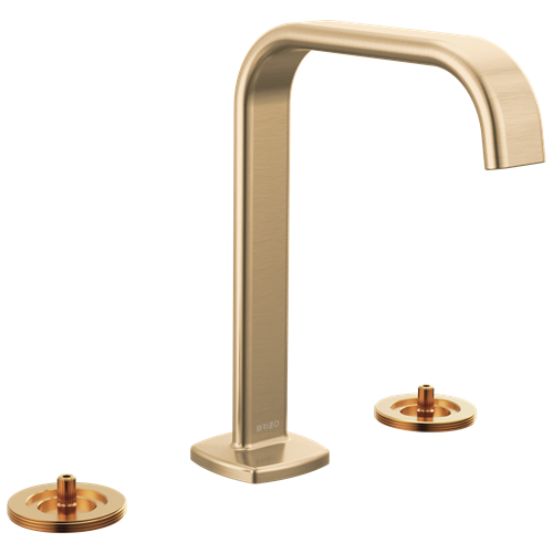 Brizo - Allaria Widespread Lavatory Faucet with Square Spout - Less Handles