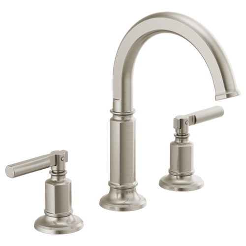 Brizo - Invari Widespread Lavatory Faucet with Arc Spout - Less Handles 1.2 GPM