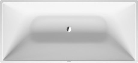 Duravit - DuraSquare 63" x 29 1/2" Rectangular Freestanding Bathtub in White Solid Surface