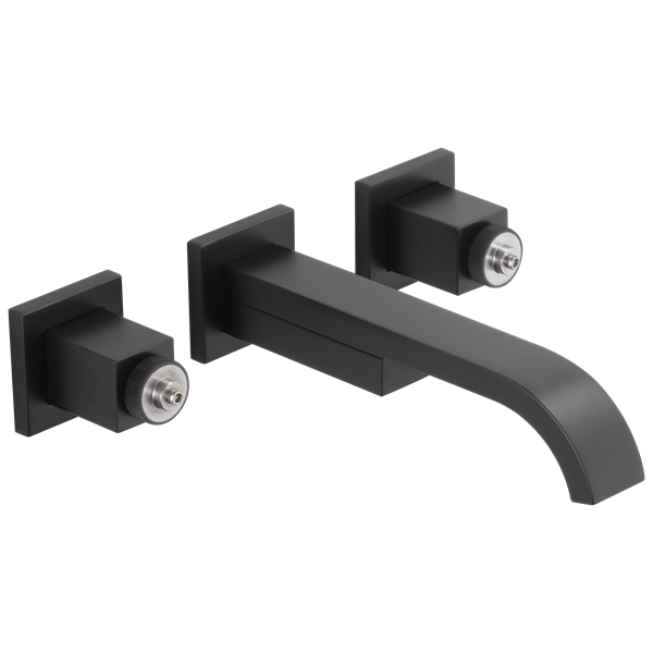 Brizo - Siderna Two-Handle Wall Mount Lavatory Faucet - Less Handles 1.2 GPM