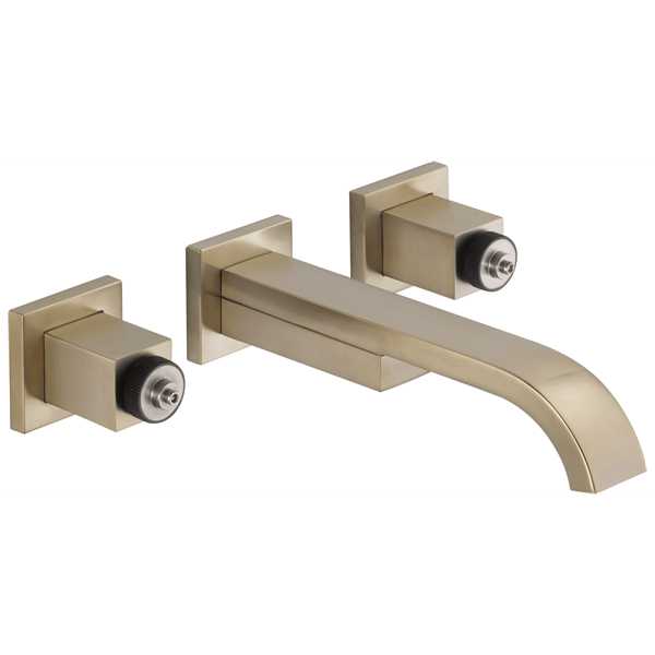 Brizo - Siderna Two-Handle Wall Mount Lavatory Faucet - Less Handles 1.5 GPM