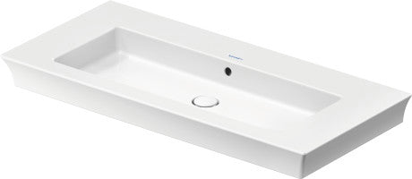 Duravit - White Tulip 41 1/2" Rectangular Wall Mounted Sink in White