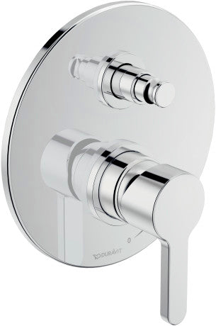 Duravit - C.1 Pressure Balance Shower Trim with Diverter, Valve Sold Separately