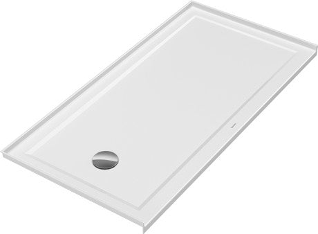 Duravit - Architec 60" x 30" Rectangular Acrylic Single Threshold Shower Base