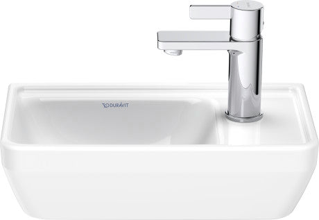 Duravit - D-Neo 15 3/4" Rectangular Wall Mounted Sink in White