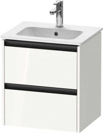 Duravit - Ketho.2 20 1/8" Wall Mount Two Drawer Single Vanity Cabinet, Sink Sold Separately