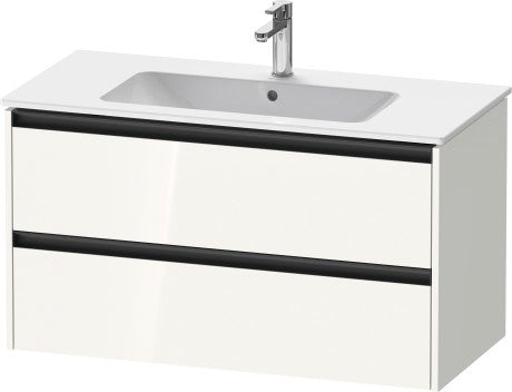 Duravit - Ketho.2 39 3/4" Wall Mount Two Drawer Single Vanity Cabinet, Sink Sold Separately