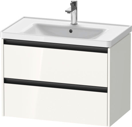 Duravit - Ketho.2 30 7/8" Wall Mount Two Drawer Single Vanity Cabinet, Sink Sold Separately