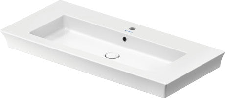 Duravit - White Tulip 41 1/2" Rectangular Wall Mounted Sink in White
