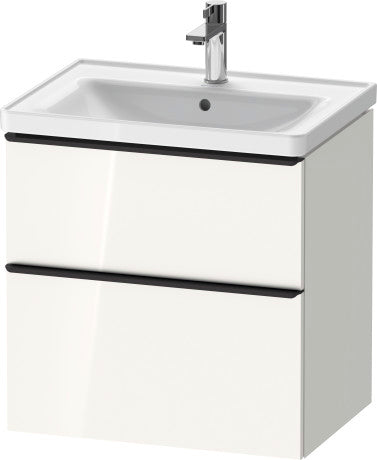 Duravit - D-Neo 25" Wall Mount Two Drawer Single Vanity Cabinet, Sink Sold Separately