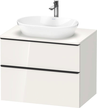 Duravit - D-Neo 31 1/2" Wall Mount Two Drawer Single Vanity Cabinet, Sink Sold Separately