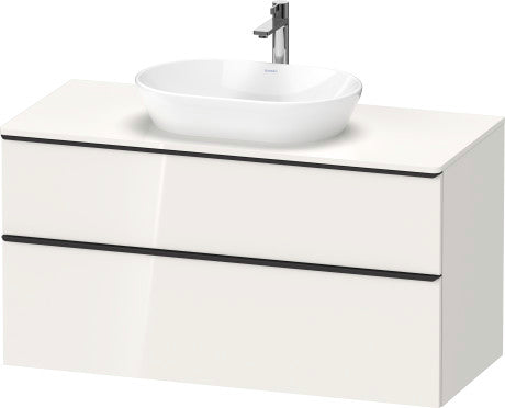 Duravit - D-Neo 47 1/4" Wall Mount Two Drawer Single Vanity Cabinet, Sink Sold Separately