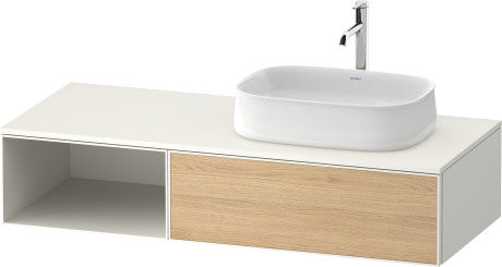 Duravit - Zencha 51 1/8" Wall Mount One Drawer Single Vanity Cabinet, Sink Sold Separately