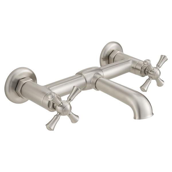 DXV - Oak Hill Wall Mount Bathroom Faucet With Cross Handles