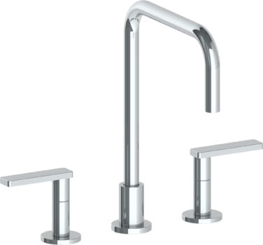 Watermark - Rainey Deck Mounted 3 Hole Square Top Kitchen Faucet
