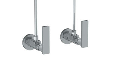 Watermark - Rainey Lavatory Angle Stop Kit -1/2 Inch Compression x 3/8 Inch OD Compression