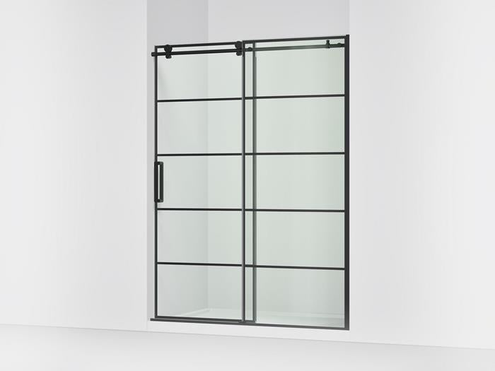 Kohler - Composed 3/8 Sliding Shower Door Cc 78X60 - Matte Black