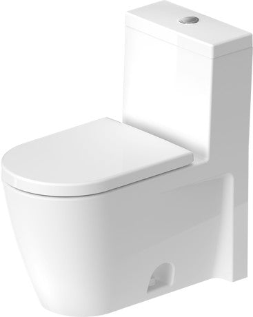 Duravit - Starck 2 1.28 GPF Single Flush Elongated One Piece Toilet