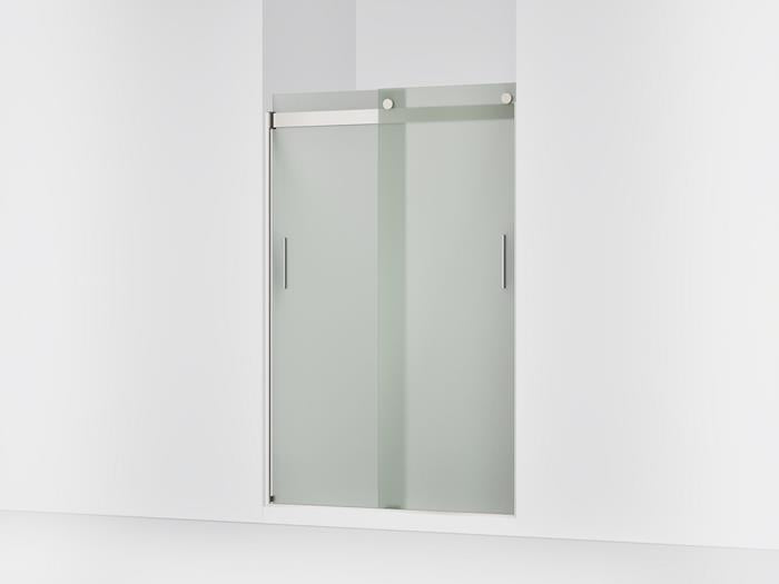 Kohler - Levity 1/4 Shower Door 74 X 47-5/8 Hdl - Anodized Matte Nickel