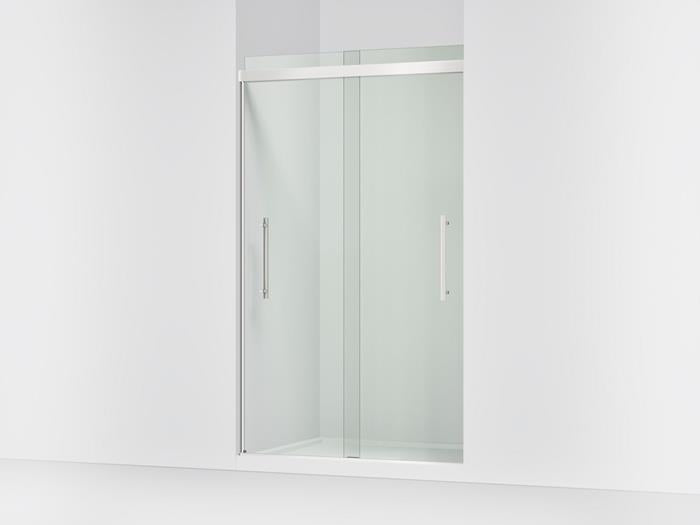 Kohler - Pleat 5/16 Shower Door 79 1/16X47 5/8 - Bright Polished Silver