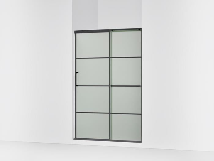 Kohler - Elate 1/4 Shower Door 70 1/2 X 53 5/8 - Matte Black