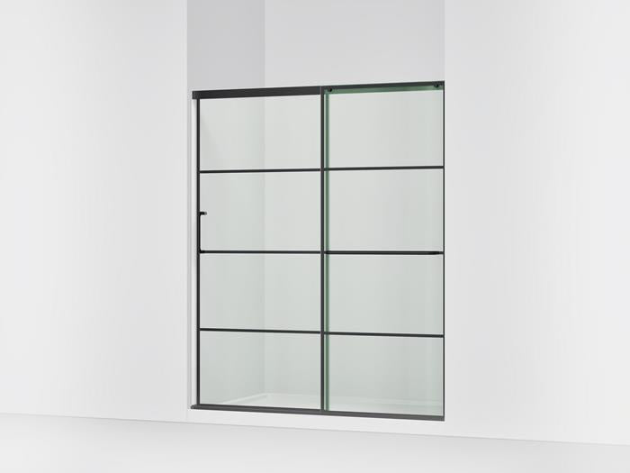 Kohler - Elate 1/4 Shower Door 70 1/2 X 59 5/8 - Matte Black