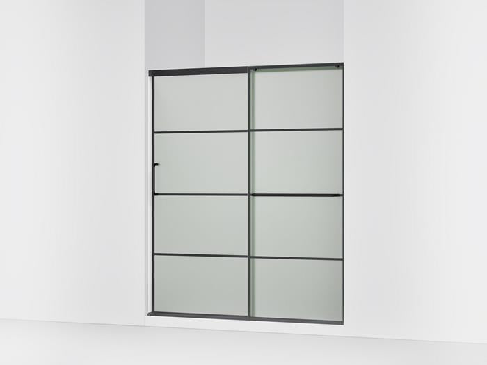 Kohler - Elate 1/4 Shower Door 70 1/2 X 59 5/8 - Matte Black