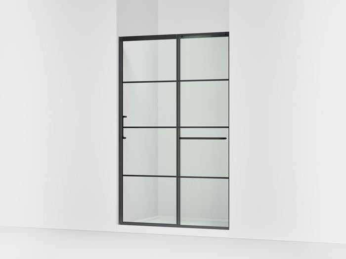 Kohler - Elate 5/16 Shower Door 75 1/2 X 47 5/8 - Matte Black