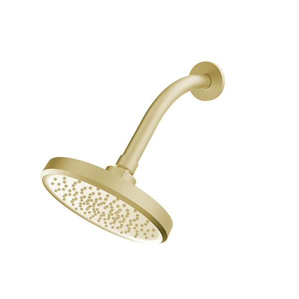 Santec - 6 Inch Single Function Showerhead With Arm And Flange