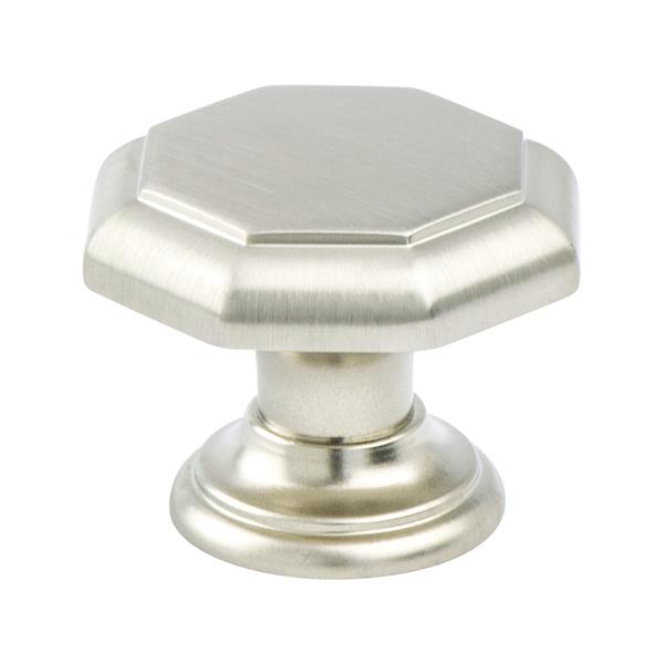 Berenson - Euro Classica Brushed Nickel Octagonal Knob