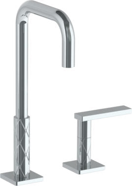 Watermark - Lily Deck Mounted 2 Hole Extended Lavatory Set