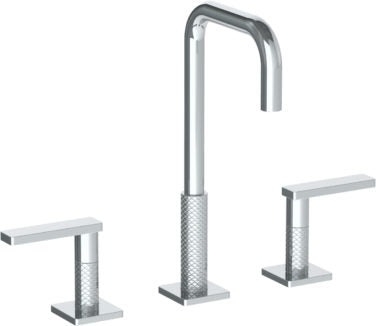 Watermark - Lily Deck Mounted 3 Hole Extended Lavatory Set