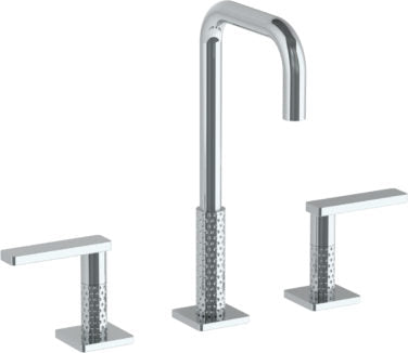 Watermark - Lily Deck Mounted 3 Hole Extended Lavatory Set