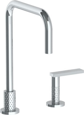 Watermark - Lily Deck Mounted 2 Hole Square Top Kitchen Faucet
